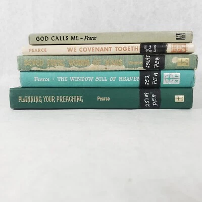 J. Winston Pearce Lot of 5 Vintage Christian Hardcovers - Titles in Description Foto 1 de 4