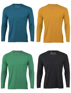 ENGEL SPORTS - Uomo Long Sleeve - 150 g/m2 Lana e Seta - Camicia Lunga - Foto 1 di 5