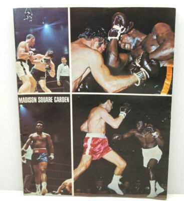 July 26 1971 Madison Square Garden Boxing Program Autographed by Jake Lamotta    - Image 1 of 4