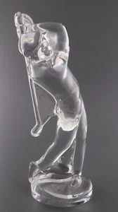 Baccarat Cristallo Golfista Maschio "Augusta" Altalena Completa Francia 9" - Foto 1 di 13