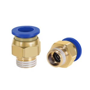 5Pcs Pneumatic Fitting Connector Male Straight Push in Fitting for Hoses - Picture 1 of 3