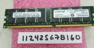 PC2700 DDR DDR1 333 DDR1-333 PC 2700 DUAL RANK  2RX8 64X8 NON-ECC INTEL PC RAM  - Picture 1 of 1