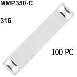 Panduit MMP350-C Cable Markers TIES Plate Wire Labels 316 STAINLESS STEEL 100 PC