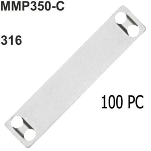 Panduit MMP350-C Cable Markers TIES Plate Wire Labels 316 STAINLESS STEEL 100 PC - Picture 1 of 1