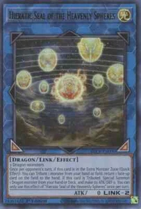 YUGIOH 1ER SELLO HIERÁTICO BLCR-EN090 DE LAS ESFERAS CELESTIALES ULTRA RARO (NM) - Imagen 1 de 1