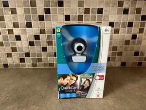 LOGITECH QUICKCAM CHAT USB VIDEO WEBCAM CONFERENCING SKYPE 961462-0403 M1-3 - Picture 1 of 6