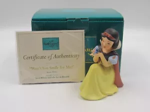 Blancanieves de Disney ""Won't You Smile For Me"" en caja con certificado de autenticidad - Imagen 1 de 8