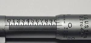 Starrett Thread Micrometer No 575 32-45 P - Picture 1 of 10