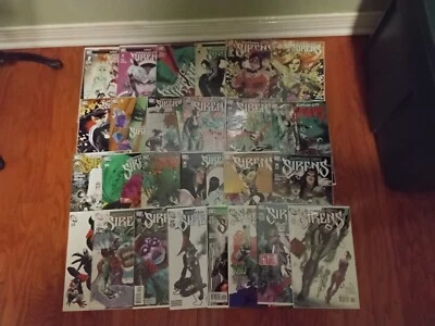 GOTHAM CITY SIRENS #1-26 COMPLETE FULL RUN LOT Harley Quinn Poison Ivy Avg VF+NM - Image 1 of 4