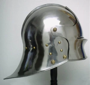 Gothic Sallet with Movable Visor - Picture 1 of 13