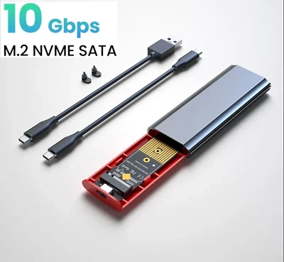 NEW Type-C SSD Enclosure Adapter - Gray - Image 1 of 2