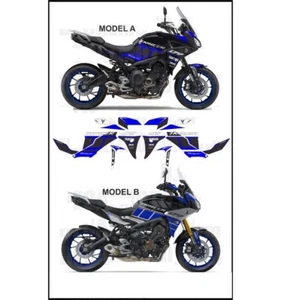 AUFKLEBER TRACER 900 2018 - 2020 FACTORY RACING BLACK KOMPATIBLES KIT - Bild 1 von 1