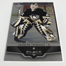NHL Card, Jocelyn Thibault, Black Diamond 2004-05, Penguins 