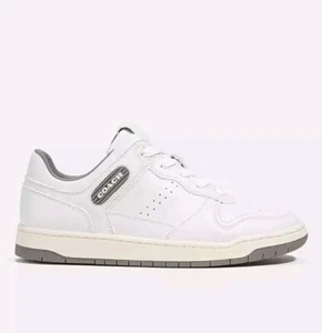 Coach Sneaker bassa da donna in pelle - bianco erica/ottico - taglia 7,5B - Foto 1 di 7