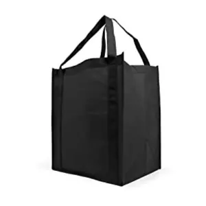 Reusable Grocery Bags, Wide Tote Bag with 20-Inch Reinforced Handle, 10pc LOT - Picture 1 of 4