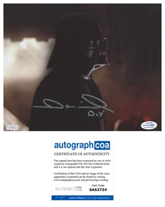 DANIEL NAPROUS Signed STAR WARS Autograph 8x10 Photo Darth Vader Rogue One ACOA - Picture 1 of 2