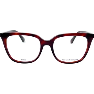 Kate Spade Alessandra Womens Plastic Eyeglass Frame 086 Havana 51-17 - Picture 1 of 5