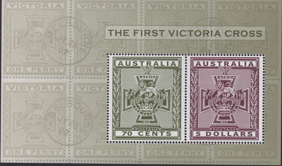 AUSTRALIA 2015 PRIMERA CRUZ VICTORIA OTORGADA A UN AUSTRALIANO, HOJA 1900 MNH Foto 1 de 1
