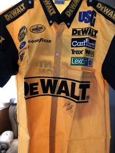 Signed Matt Kenseth Dewalt Shirt Jersey APEX Design Motorsportswear PSA DNA - Picture 1 of 6