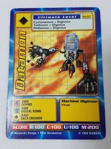 Juego de cartas coleccionables Datamon Bo-67 Digimon Digi Battle Digital Monsters 1999 - Imagen 1 de 2