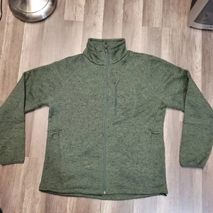 Men's Avalanche Fleece Jacket Full Zip Gree Color Size XL - Picture 1 of 6