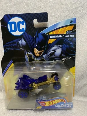 Coche personaje Batman Hot Rod Hot Wheels DC Universe FDB28-910 Foto 1 de 3