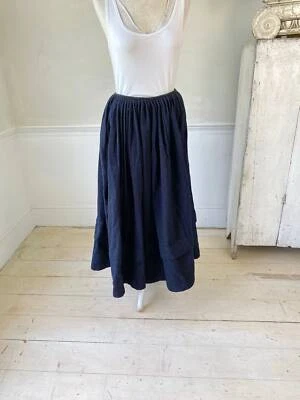 Wonderful Condition Late 19th Century Antique Indigo Blue Wool Linen French His - Image 1 of 4