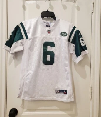 Camiseta de fútbol Reebok Jets Sanchez juvenil grande (14-16) nueva con etiquetas Foto 1 de 4