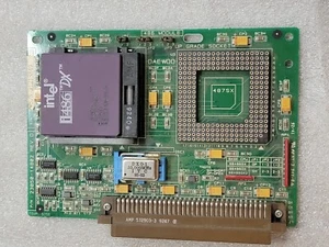 RARE Vintage Daewoo 486 Module System Board w/ A80486DX-33 SX419 CPU, - Picture 1 of 4
