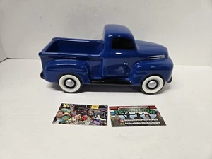 Teleflora Gift Ford F-150 Truck Planter,Dish,Ceramic Blue - Picture 1 of 12