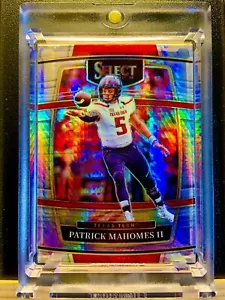 PATRICK MAHOMES 🙂 SCELTE AL DRAFT 🙂 PRIZM RIFRATTORE 🙂 SSP 🙂 RARO 🙂 - Foto 1 di 3