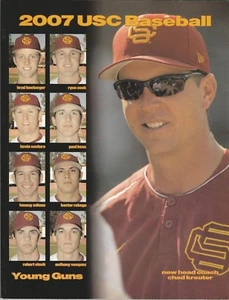 USC Trojans Baseball Media Guide 2007 Nice Condition - Picture 1 of 2