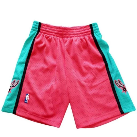 Mens Mitchell & Ness NBA Reload Swingman Short Spurs 1998 Cover