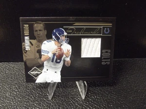PEYTON MANNING 2010 PANINI LIMITED TEAM TRADEMARKS GU JERSEY RELIC #050/100 - Picture 1 of 2