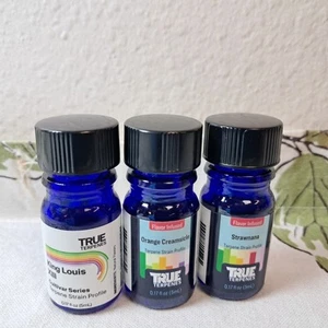 TRUE Terpenes (×3) King Louis XIII, Strawnana, Orange Creamsicle Strain Profiles - Imagen 1 de 7