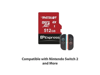 Patriot EP Series 256GB microSDXC Memory Card with Adapter Model Express - Image 1 of 4