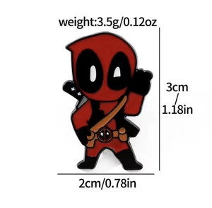 Deadpool Sammlerstück Emaille Pin | Popkultur Cartoon Anstecknadel Zubehör - Bild 1 von 1