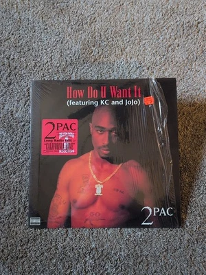 2Pac - How Do U Want It '96 12" US ORG!EX/EX+ hype Sticker - Image 1 of 4