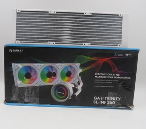 Lian Li GA II Trinity SL-INF 360MM AIO Liquid Cooler PER RICAMBI / NON TESTATO - Foto 1 di 7