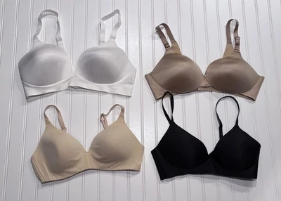 Лот из 4 футболки бюстгальтеры размер 36C/38C Wacoal ~ Soma ~ Винс Камуто ~ Бали - Изображение 1 из 3