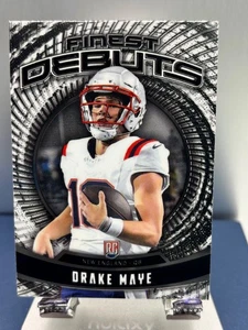 2024 Topps Finest Drake Maye RC Finest Debuts # D-3 - Picture 1 of 2