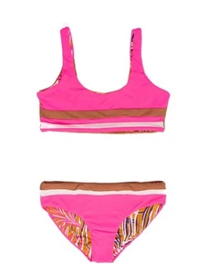 Maaji Girls' Standard  Iceland Bikini Set Reversible Pink NWT size 4 - Picture 1 of 1