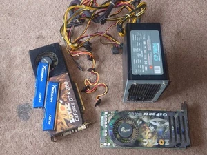 Assorted Computer PC Parts - PSU Graphics Fury HyperX Ram GeForce Gtx GTS 750W - Photo 1/6