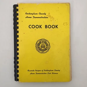 Rockingham County Home Demonstration Cook Book Spiral Book 1965 - Picture 1 of 23