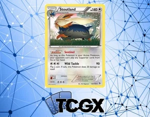Pokemon - Stoutland - 122/149 - Boundaries Crossed - Holo - Holo Rare NM - Foto 1 di 1