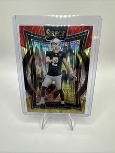 Daniel Carlson 2024 Panini Select #43 rojo y amarillo Prizm Shock Concourse - Imagen 1 de 2
