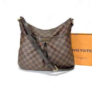 Louis Vuitton Bloomsbury Crossbody Bag PM Brown Canvas Damier Ebene Authentic - Picture 1 of 12