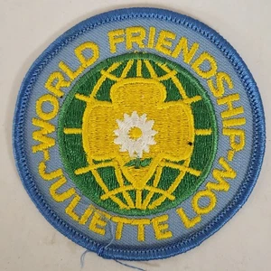Vintage GSA Scouting World Friendship Juliette Low Pfadfinder Gründer Patch - Bild 1 von 3
