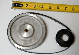 Browning 72XLB037 4,56" 72 Zahn Zahn Zahnriemenscheibe & 2,5" 32 Zahn Riemenscheibe & Riemen - Bild 1 von 5