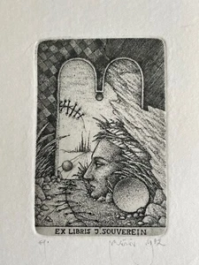 Exlibris C3 Zdenek Bugan - Foto 1 di 1